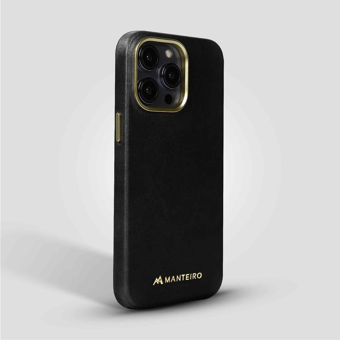 Classic Leather iPhone 14 Pro Max Case in Black #color_black