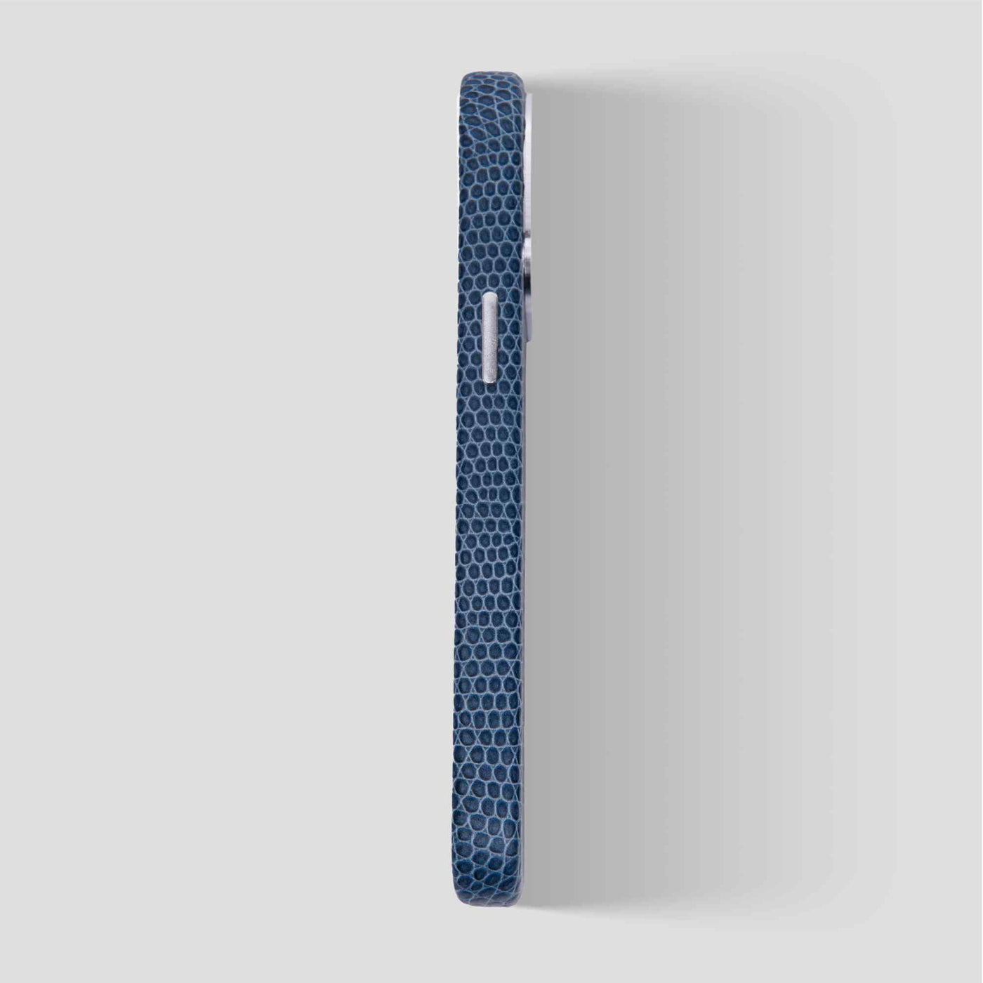 Serpent Hue iPhone 13 Pro Leather Case in Blue #color_blue