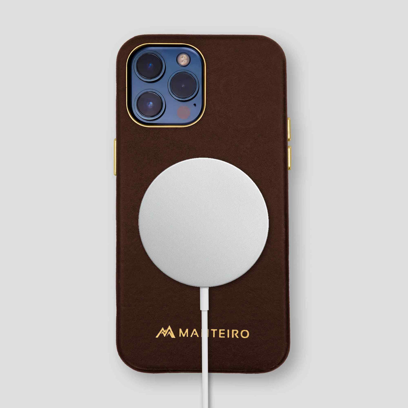 Classic Leather iPhone 12 Pro Max Case in Chestnut Brown #color_chestnut-brown