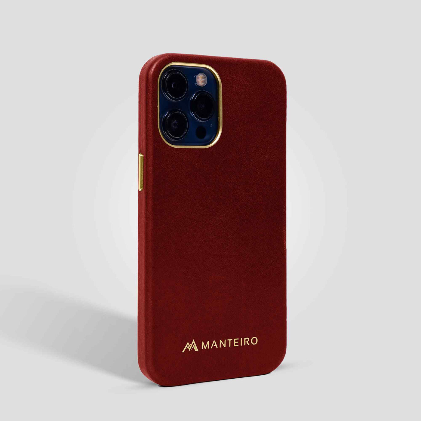 Classic Leather iPhone 12 Pro Max Case in Scarlet #color_scarlet
