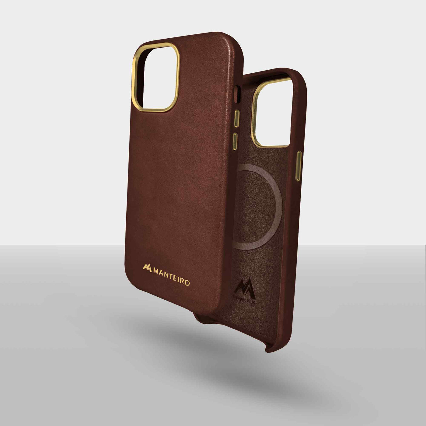 Classic Leather iPhone 13 Pro Max Case in Chestnut Brown #color_chestnut-brown
